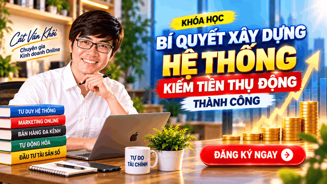 Bí quyết xây dựng hệ thống kiếm tiền thụ động thành công