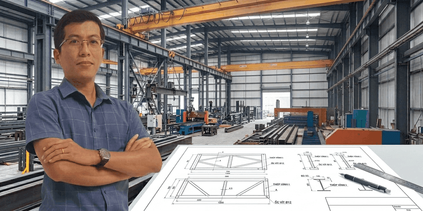 Tekla Structures: Mô Hình 3D & Triển Khai Bản Vẽ Nhà Xưởng - Nguyễn Văn Thanh Tâm