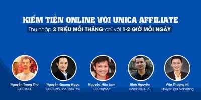 Kiếm tiền online với Unica Affiliate - Đội ngũ Unica