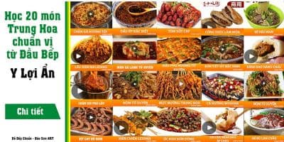 Bộ bí quyết công thức 20 món ăn Trung Hoa nổi tiếng - Y LỢI ẨN 