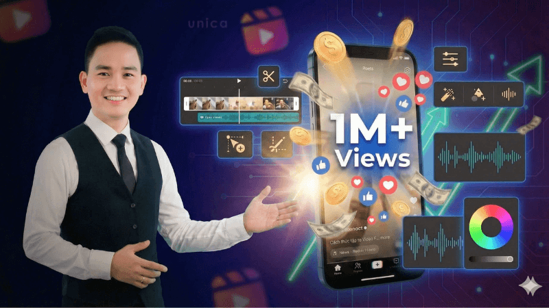 Thực Chiến Làm Video Reels Facebook Triệu View & Kiếm Tiền