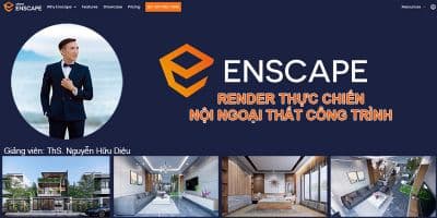 Enscape Render Nội Ngoại Thất Công Trình - Nguyễn Hữu Diệu