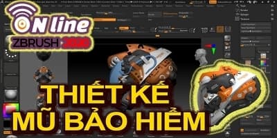 Làm Chủ Nhanh Chóng Zbrush Với Khóa Học Thiết Kế Mũ Bảo Hiểm - Phan Xuân Hòa