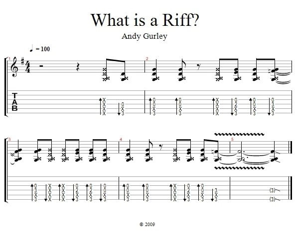 Riff Instruments Guitar Riff là gì? Sự khác biệt giữa Guitar Lick và Riff