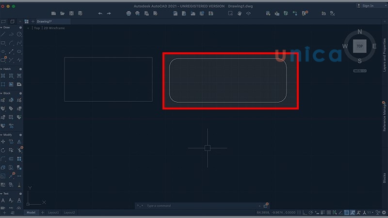 Cách sử dụng lệnh Rec trong Cad đơn giản chi tiết nhất