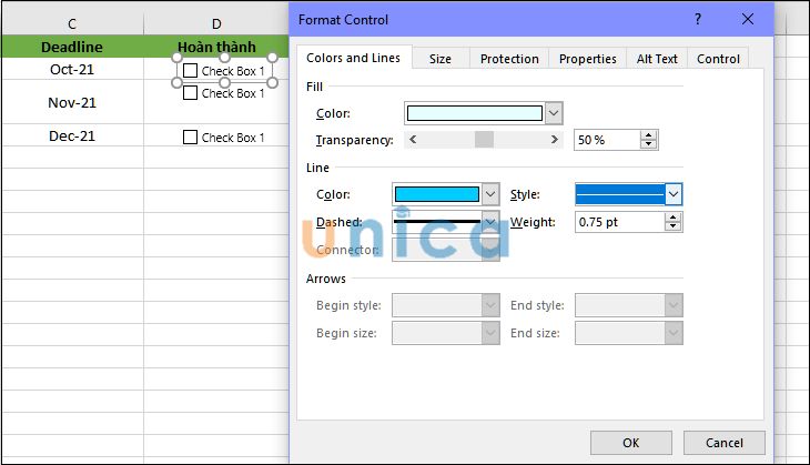 Dinh-Dang-Checkbox-in-Excel